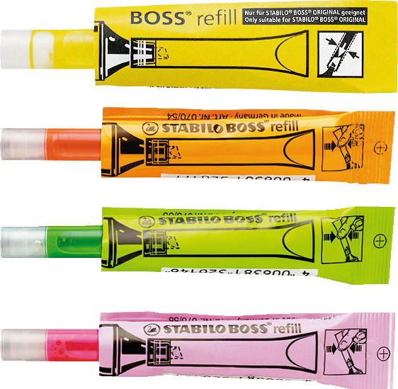Actual product image STABILO Boss Highlighter Refill (Neon yellow, 1 x)