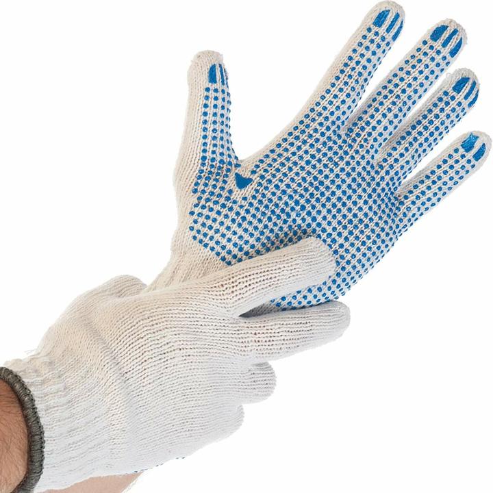 Image du produit franz mensch gants de travail unisexes Structa I blanc taille M 12 paires (M)