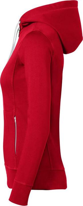 Actual product image Hakro Ladies' Hooded Jacket Bonded red/silver, S (S)
