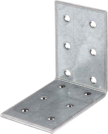 Productafbeelding Alberts Geperforeerde plaat hoek 60 x 60 x 40 mm, sendzimir verzinkt, 1 st. (Hoekhoek, 50 Pcs.)