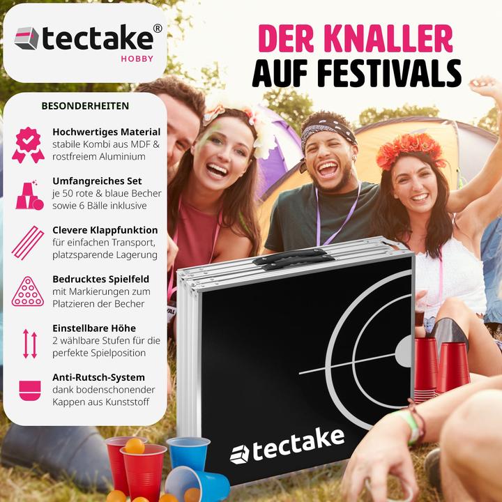 Produktbild tectake Bierpongtisch