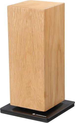 Actual product image Zassenhaus Magnetic knife block Spin oak rotatable 13x13x25.5 cm
