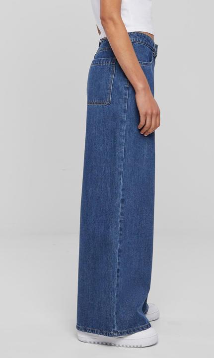 Produktbild Urban Classics Ladies Mid Waist Wide Denim (29)