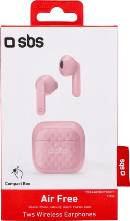 Immagine prodotto SBS Air Free - cuffie TWS con stazione di ricarica da 250 mAh (3.50 h, Senza fili)