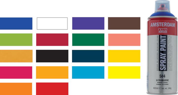 Actual product image Amsterdam Spray paint (Permanent green Dark, 400 ml)