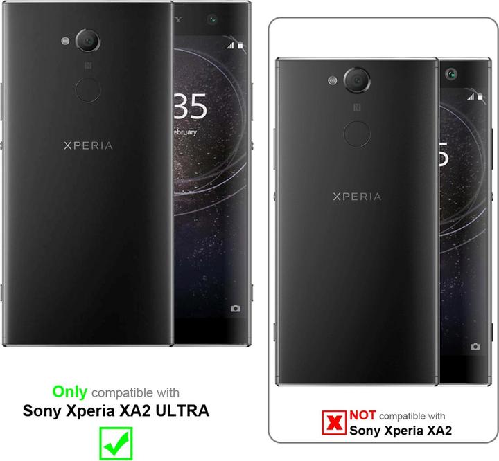 Produktbild Cadorabo Book Jeans Optik Cover (Sony Xperia XA2 Ultra)