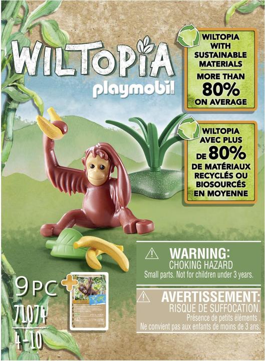 Immagine prodotto Playmobil 71074 Giovane orango (71074, Playmobil Wiltopia)