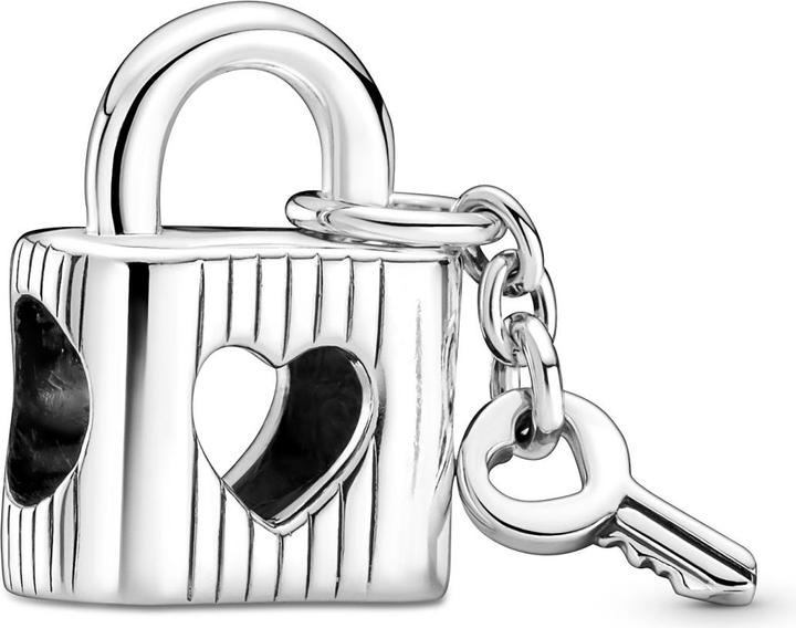 Actual product image Pandora Charm lock & heart key (Sterling silver 925)