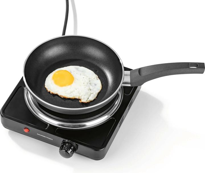 Produktbild Gourmetmaxx Kochplatte 1500 W, Kochfeldtyp: Gusseisen, Anzahl