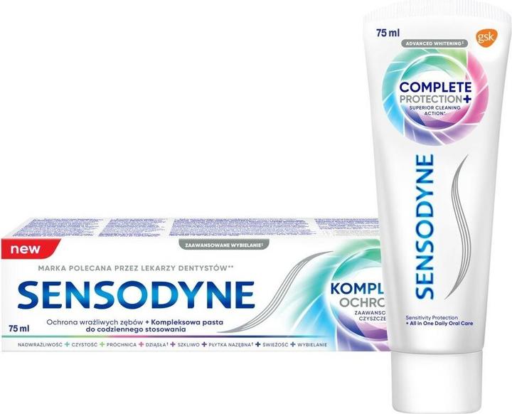 Image du produit Sensodyne Complete Protection Toothpaste With Fluoride 75Ml (75 ml)
