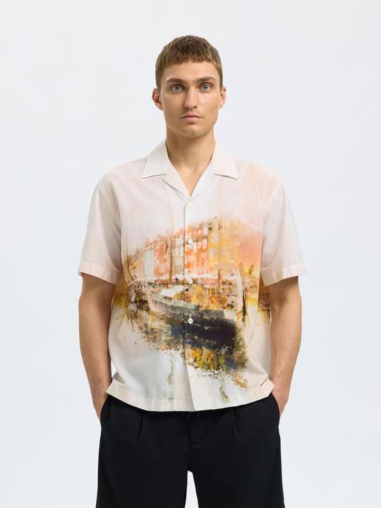 Actual product image Selected Homme Print Kurzarmhemd (L)
