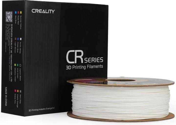 Image du produit Creality CR-PLA Matte 3D printer filament, 1.75 mm, gypsum white (PLA, 1.75 mm, 1000 g, Blanc)