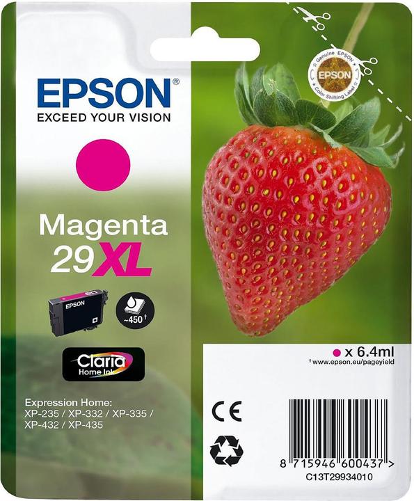 Actual product image Epson 29XL Claria Home (M)