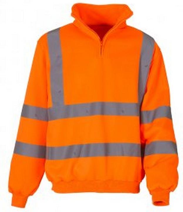 Actual product image Yoko Zip stand-up collar HiVis jacket (XL)
