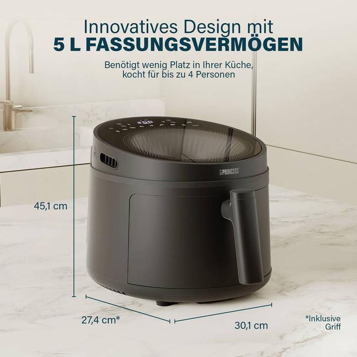 Image du produit Princess 01.182270.01.001 Friteuse à air chaud 1500W Noir