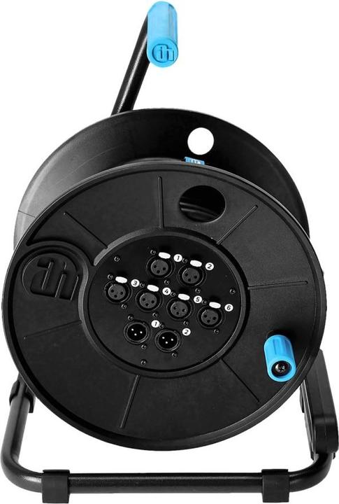 Immagine prodotto Adam Hall 4 STAR CD 15 MULTICORE 62 - Bobina di cavo multiplo a 8 canali (6 di andata e 2 di ritorno) | 15m (15 m)