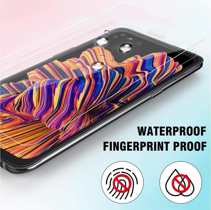 Actual product image Screenguard Samsung Galaxy XCover Pro bulletproof glass protective film Case Friendly Design (1 Piece, Samsung Galaxy S21)