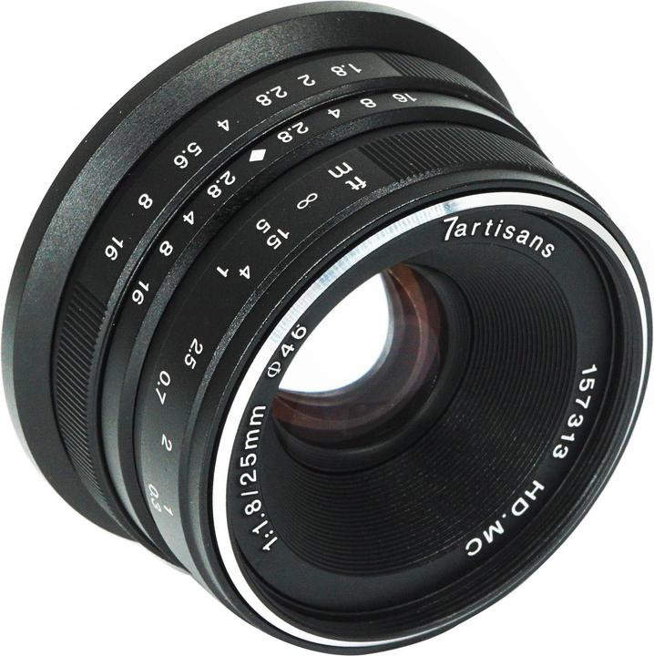 7artisans 25mm F1.8 Sony E (Sony E, APS-C / DX)