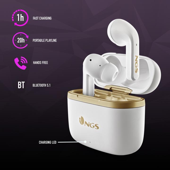Image du produit NGS Artica trophée blanc (5 h, Sans fil)