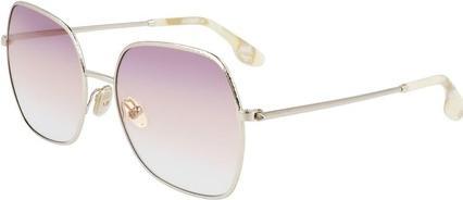 Victoria Beckham Sonnenbrille 56 728 Gold Lila Pfirsich
