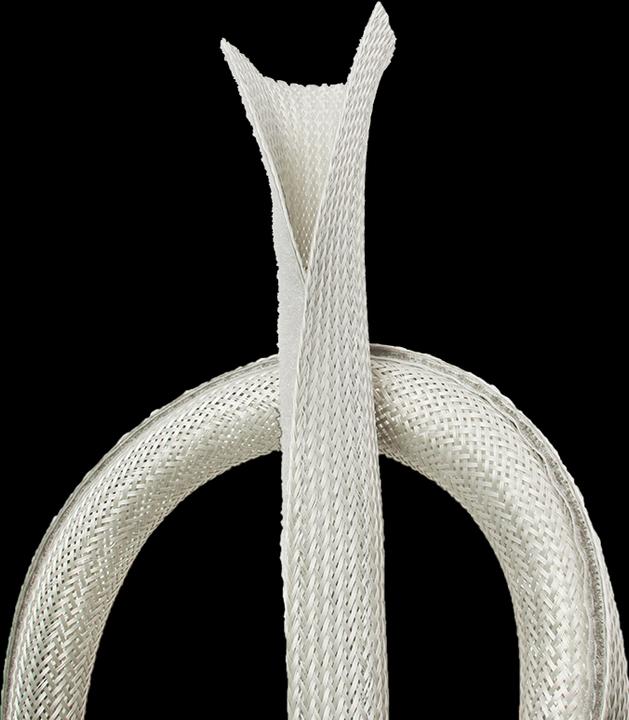 Produktbild LogiLink Kabelbündel-Gewebeschlauch, grau (Kabeldurchlass, 180 cm)