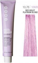 Actual product image Milk_Shake Vopsea permanenta Creative 10.7610VR, Blond Platinat Violet Rosu, 100ml (107610vr Red Violet Platinum Blond 100 Ml)