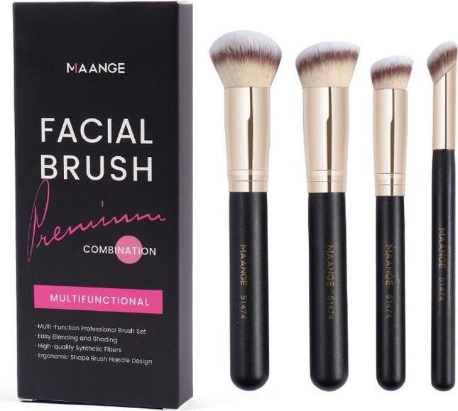 Actual product image Maange Make-up brushes 4-piece set (Highlighter)