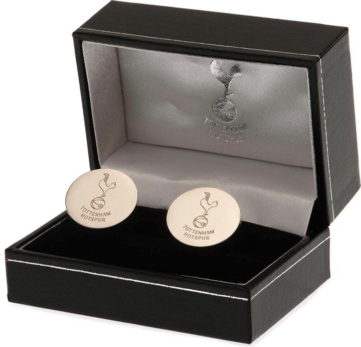 Produktbild Tottenham Hotspur FC Manschettenknöpfe Rund Edelstahl (100% synthetisches Material)