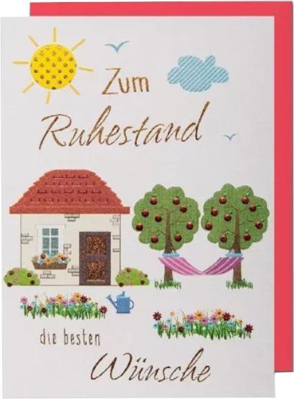 Actual product image Ruhestandskarte zum Ruhestand