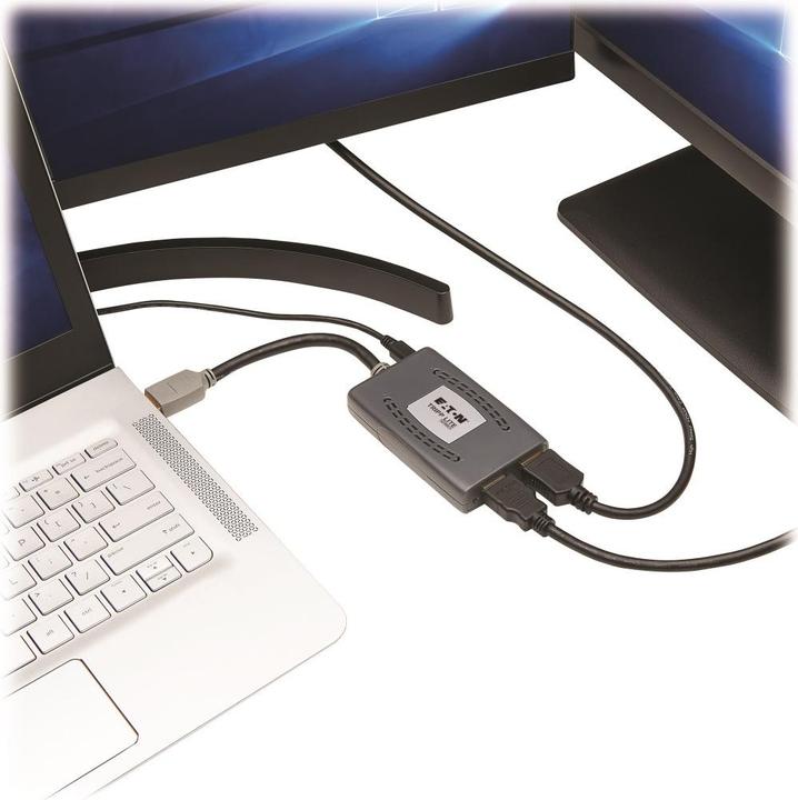 Produktbild Eaton 2-Port HDMI Splitter - 4K 60 4:4:4 Multi-Resolution Support HDR HDCP 2.2 USB Powered