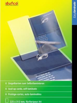 Dufco Pochettes de plastification auto-laminables Easylaminate (A4, 6 pièce(s), 100 µm)