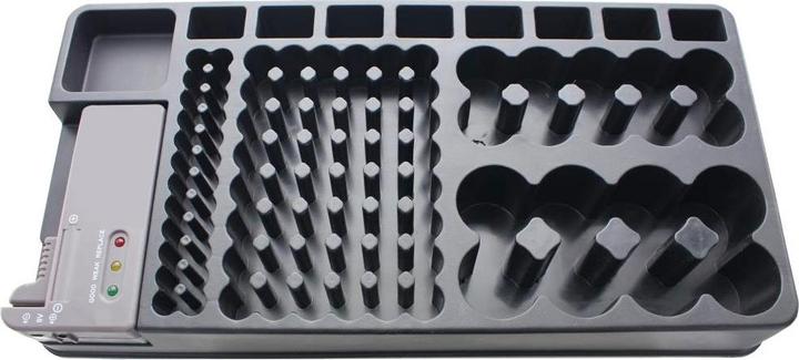 Image du produit AccuCell Organisateur de batterie 2en1, boîtier universel pour 1 à 110 batteries ou piles