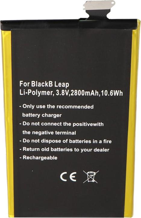 Actual product image AccuCell Akku Blackberry Leap, built-in