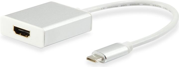 Actual product image equip USB type C plug to HDMI adapter 15 cm (HDMI, 15 cm)