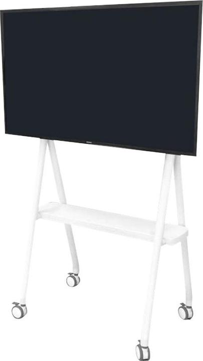 Actual product image Neomounts NS-M1500WHITE is a mobile floor stand for flat screen TVs up to (65", 50 kg)