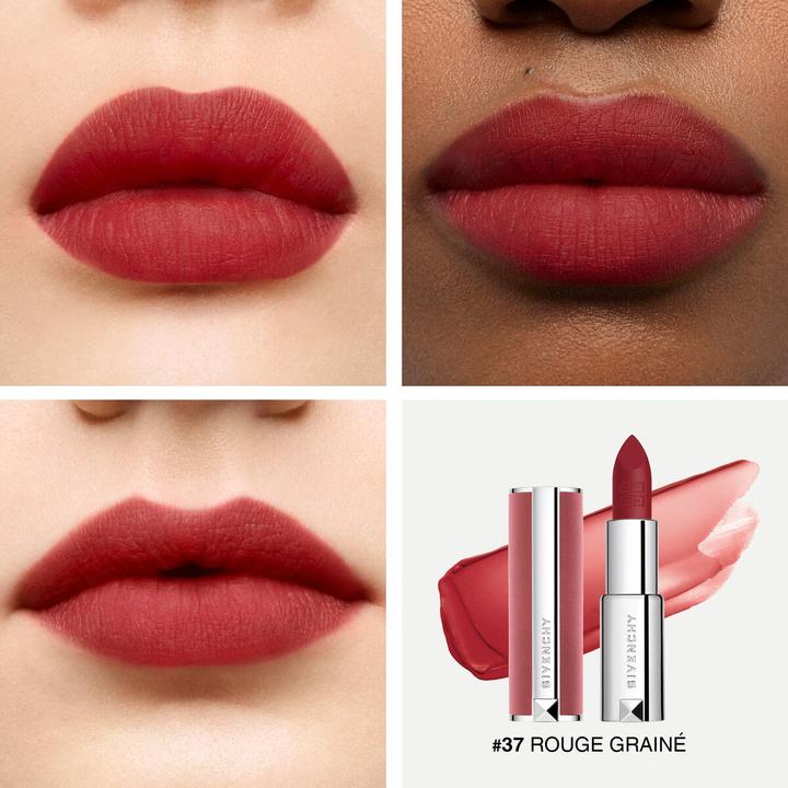 Actual product image Givenchy Le Rouge Sheer Velvet 37 Rouge Grainé 3.4g (37)