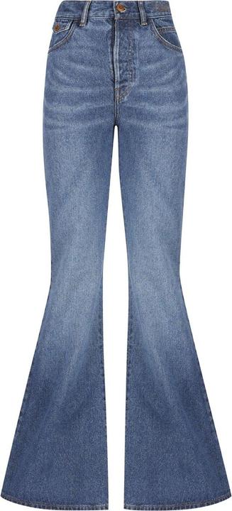 Chloé Cotton Denim Flared Jeans (30)
