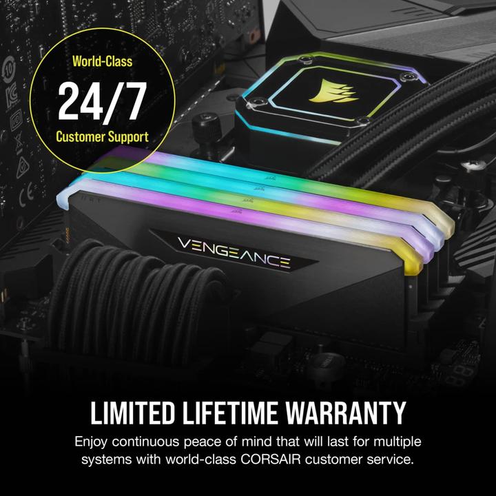 Actual product image Corsair Vengeance RGB RT (2 x 8GB, 4000 MHz, DDR4-RAM, DIMM)