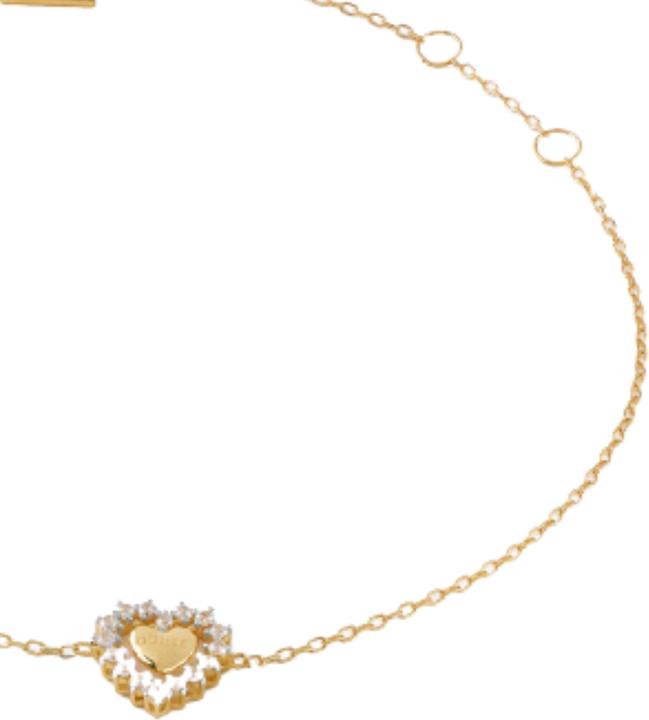 Immagine prodotto Guess Bracciale BR JARDIN CUORE E CRISI 10MM (18.50 cm, Argento 925)