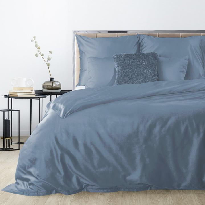 Image du produit Eurofirany EUROFIRANA NOVA Parure de lit en satin de coton de haute qualité, uni, 220 x 200 cm (Set de linge de lit, 220 x 200 cm)