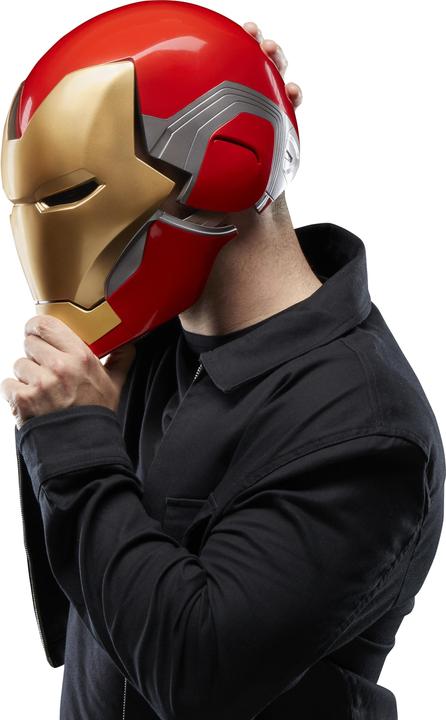 Actual product image Hasbro Avengers: Endgame Marvel Legends Electronic Helmet Iron Man Brand LXXXV