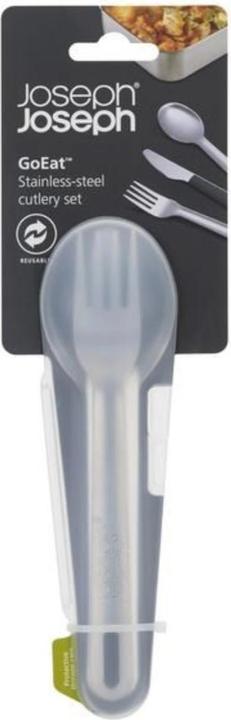 Immagine prodotto Joseph Joseph GoEat, Besteckset edelstahl, 18cm (1 Pezzo/i, Coltello, Forcone, Set di posate)