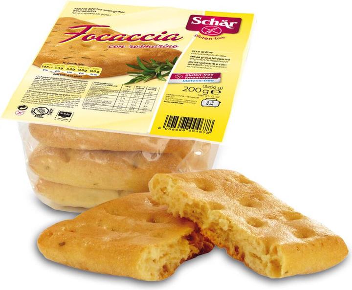 Produktbild Schär Focaccia mit Rosmarin (200 g)