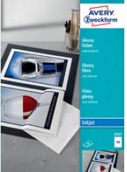 Produktbild Avery ZW. Ink-Jet Folien A4 2501Z 0,17mm,selbstklebend 50 Blatt