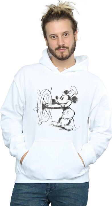 Image du produit Disney - Sweat à capuche MICKEY MOUSE STEAMBOAT SKETCH - Homme (XXL)