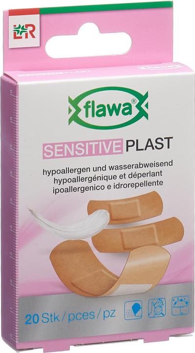 Actual product image Flawa Plast plaster strips 3 sizes (20 x)