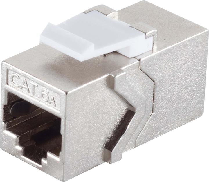 Actual product image Berrybase Keystone module, RJ45 socket - RJ45 socket, Cat.6A (Keystone module)