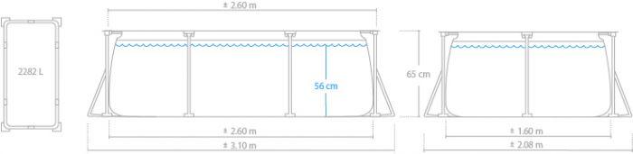 Immagine prodotto Intex Family Frame (260 x 160 x 65 cm)