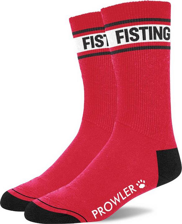 Prowler Fisting Socks - Red/Black (Eén maat voor iedereen)