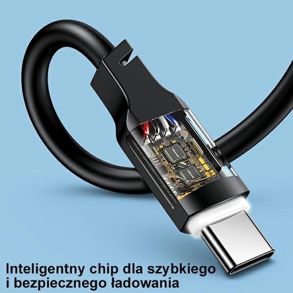 Produktbild Usams Ladekabel Typ-C zu Typ-C - Schwarz (1.20 m, USB 3.2 Gen 1)